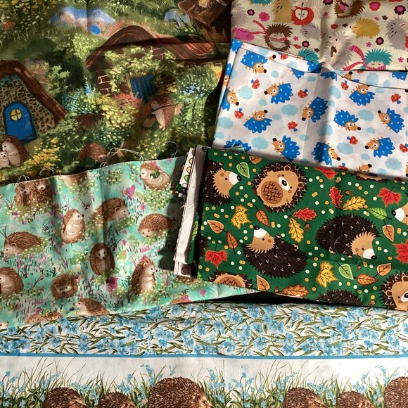 Hedgehog fabrics - Picture 1 of 7